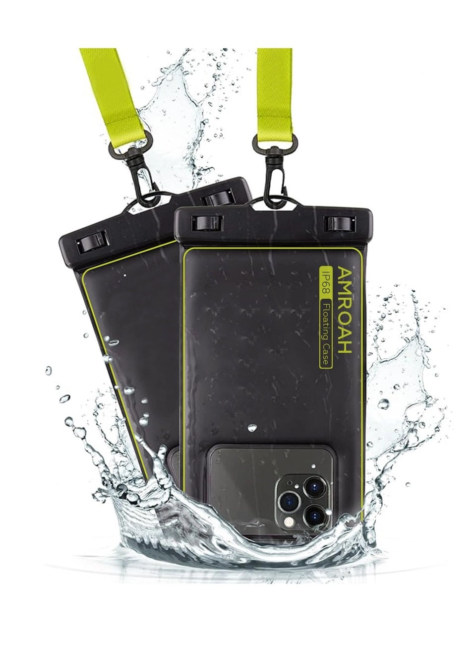 2 Pack IP68 Universal Waterproof Phone Pouch Bag Review