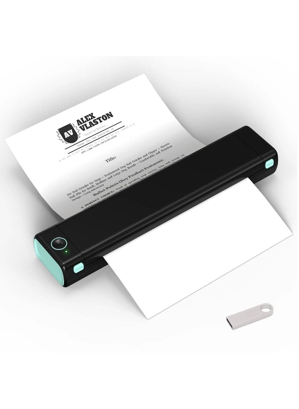 M08F A4 Portable Thermal Printer Review: A Deep Dive into its Performance