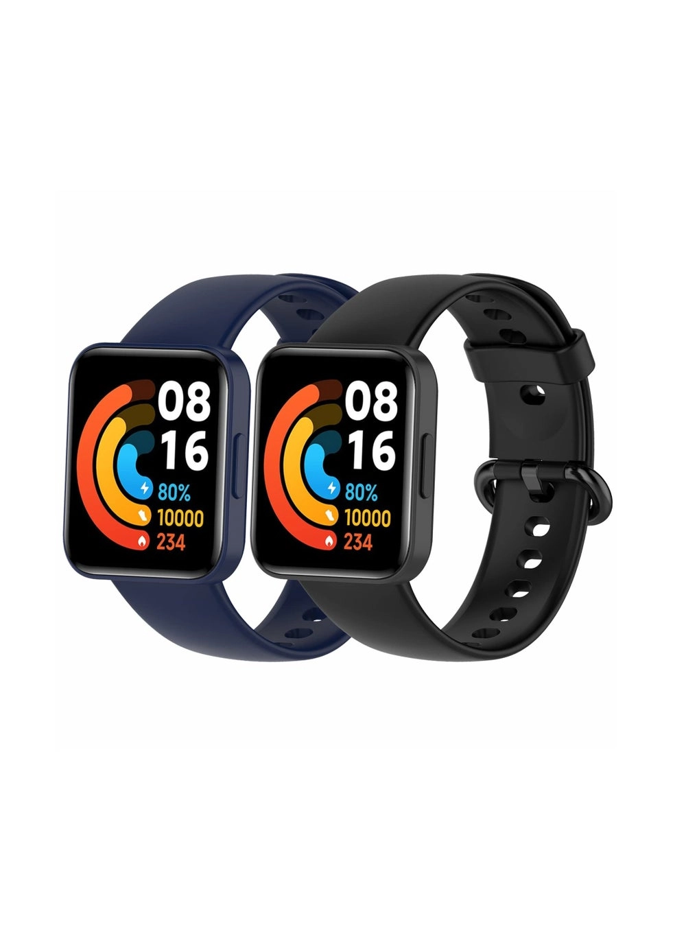2 Straps Compatible with Redmi Watch 2 Lite &#038; POCO Watch &#038; Xiaomi Mi Watch 2 Lite Silicone Strap (Black+Blue) Review