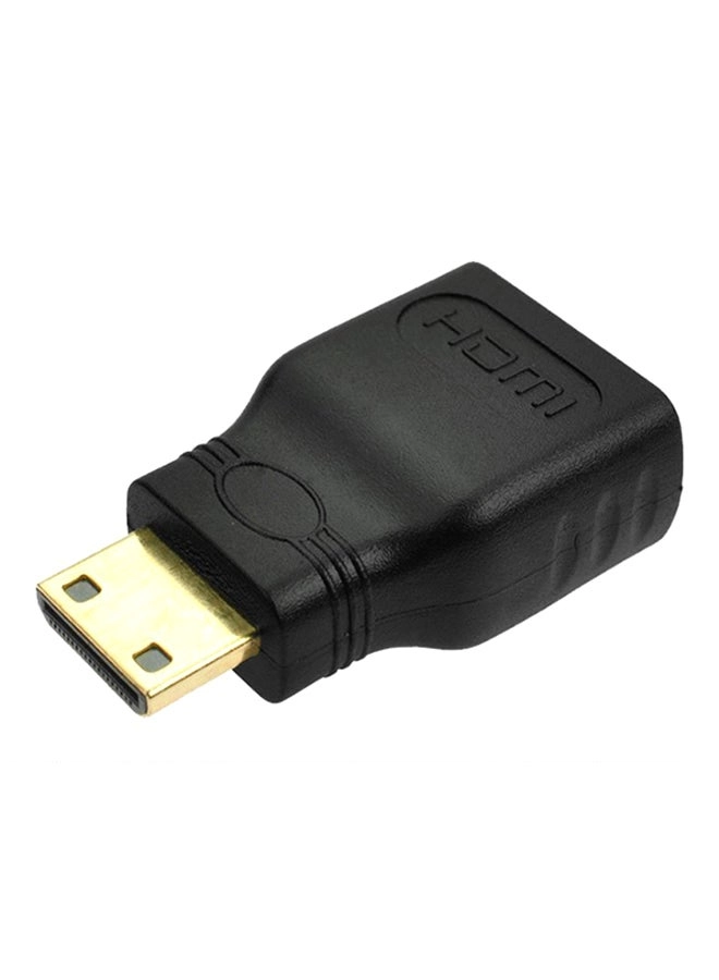 Mini HDMI Male To HDMI Female Adapter Connector Black (X UM-1) Review