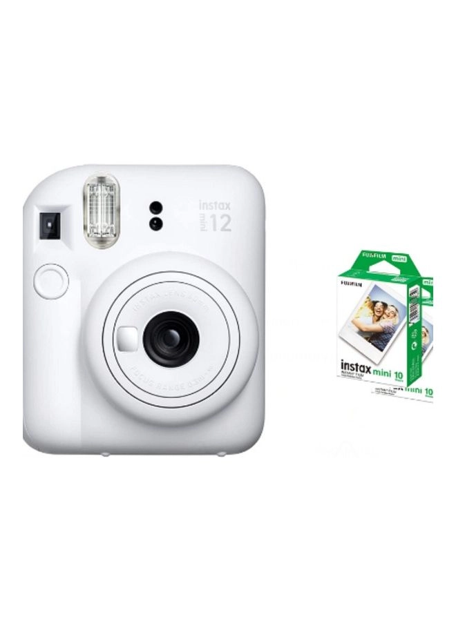 Instax Mini 12 (Model Number: Instax Mini 12) Instant Film Camera Review &#8211; Clay White