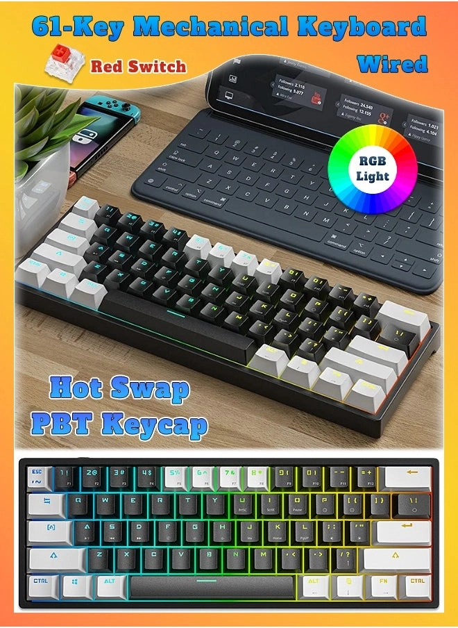 LEAVEN K620 61-Key Wired Mechanical Keyboard Review