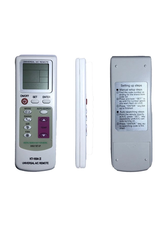Universal Remote Control KT100A-ll for Split Air-Conditioner (Silver) Review