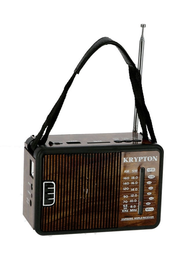 Rechargeable Radio KNR5095 Brown/Black/White Review