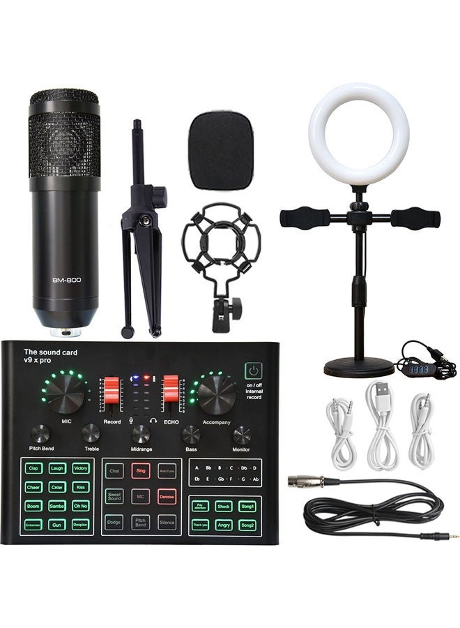 Multi-Functional Professional Sound Card Microphone Set BPElec002 Black Review