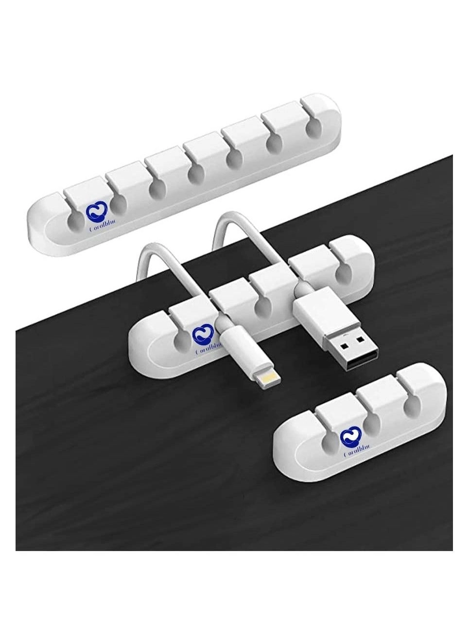 Coralblue Cable Management Clips (White 3-Piece Set) Review