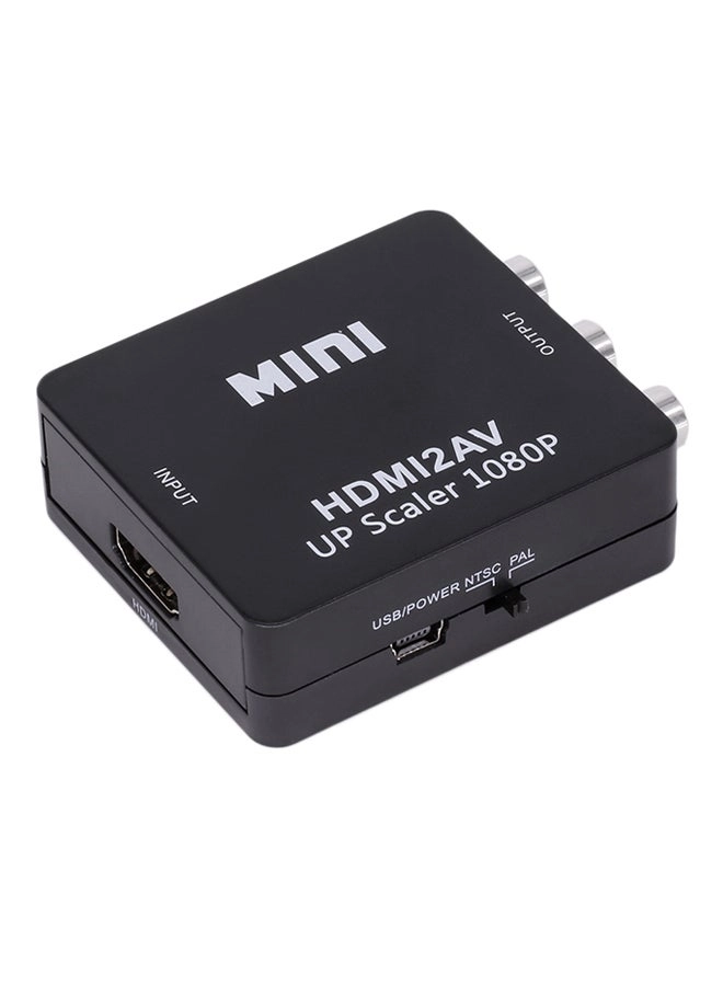 Mini 1080P HDMI to RCA Audio Video AV CVBS Adapter Converter 47235 Review