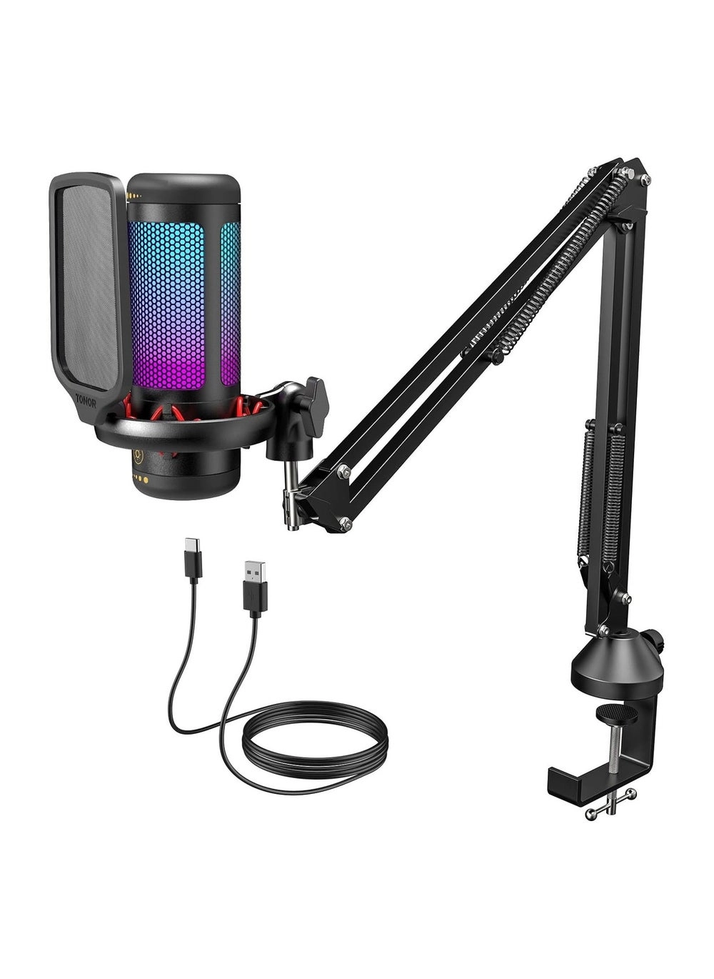 Micro PC Gaming RGB USB Microphone TC310+ Review &#8211; Streaming, Recording &#038; More
