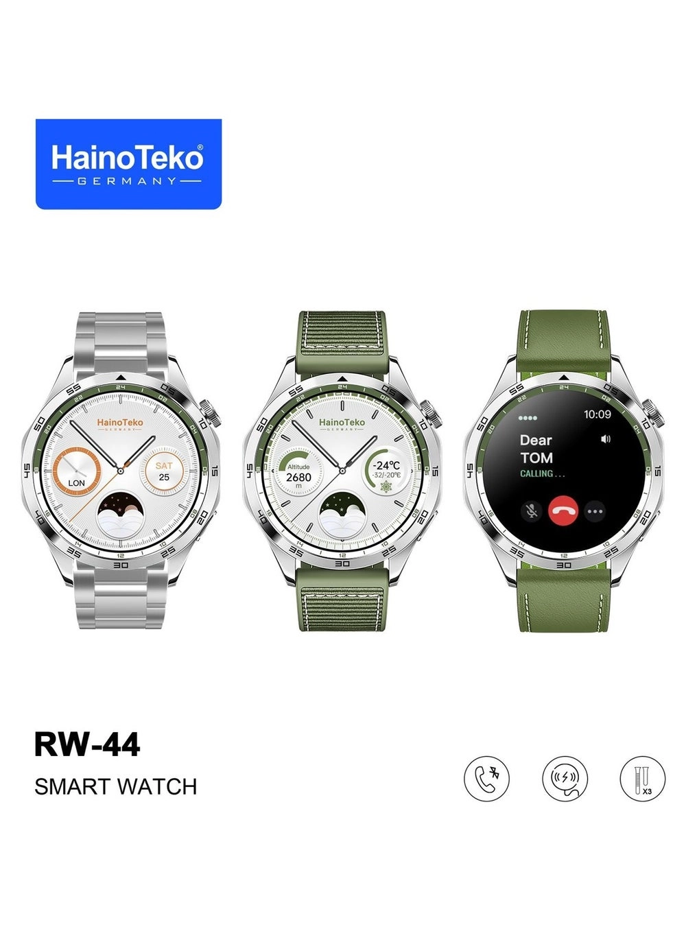 Haino Teko RW44 Smart Watch Review: AMOLED Display &#038; Bluetooth Calling &#8211; Full Test