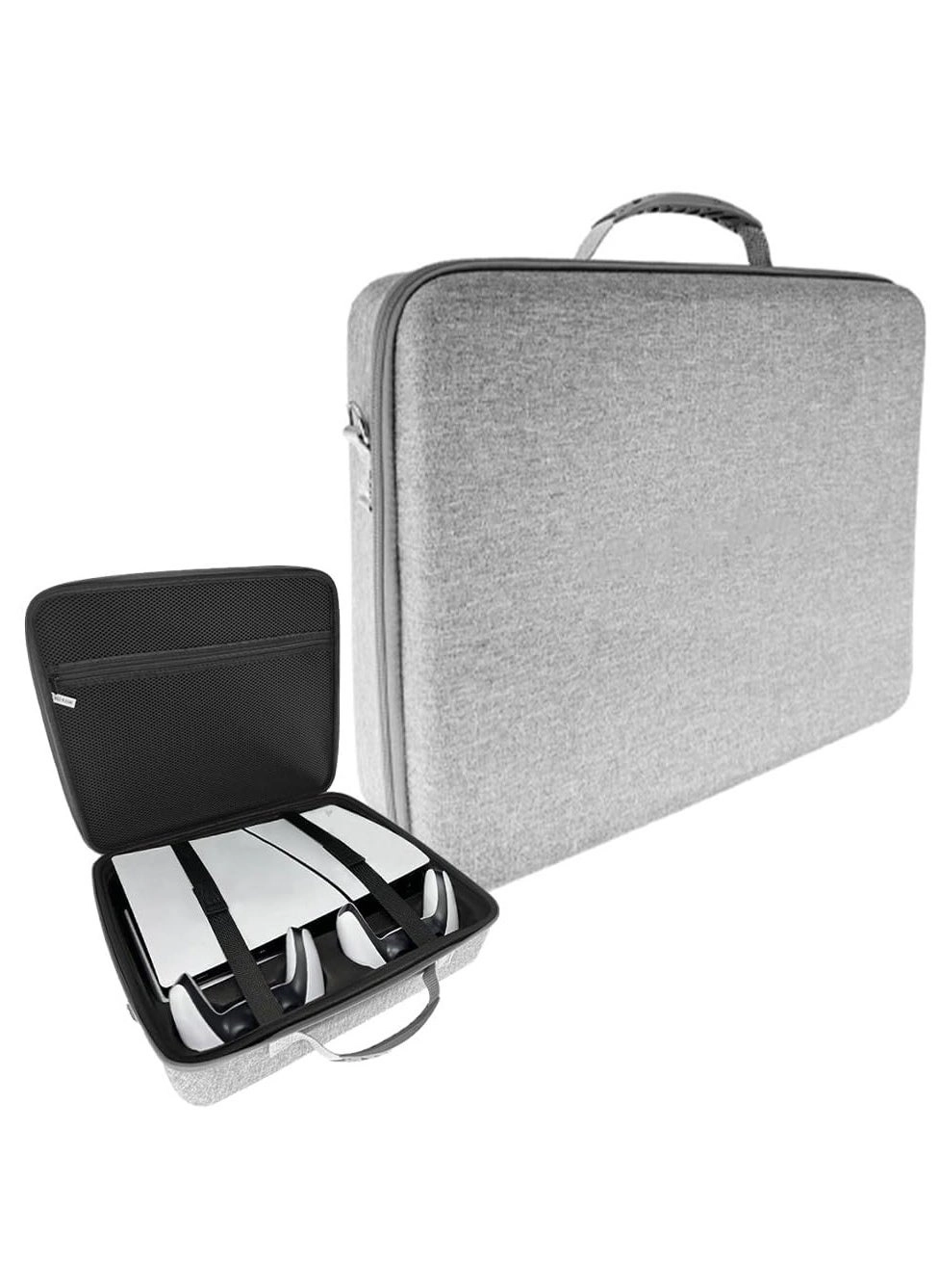 Protective Travel Bag for PS5 Slim Console Controller (Gray) Review