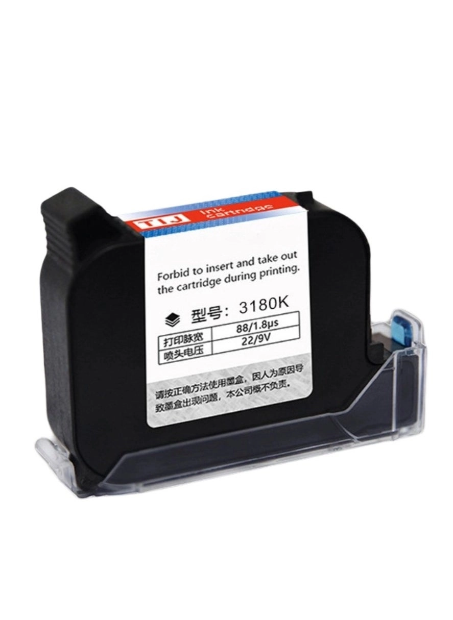 Original High Adhesion Fast-Drying Black Solvent Ink Cartridge 42ml for 0.5in/12.7mm Handheld Inkjet Printer (0762117590774) Review