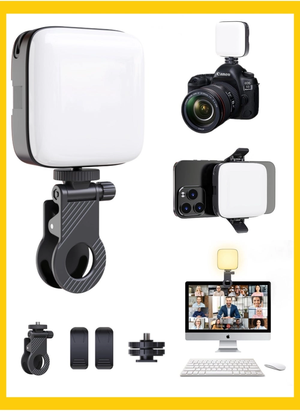 LED Selfie Light Review: 64 Beads 3 Colors 9 Modes 2000mAh Battery &#8211; In-Depth Analysis