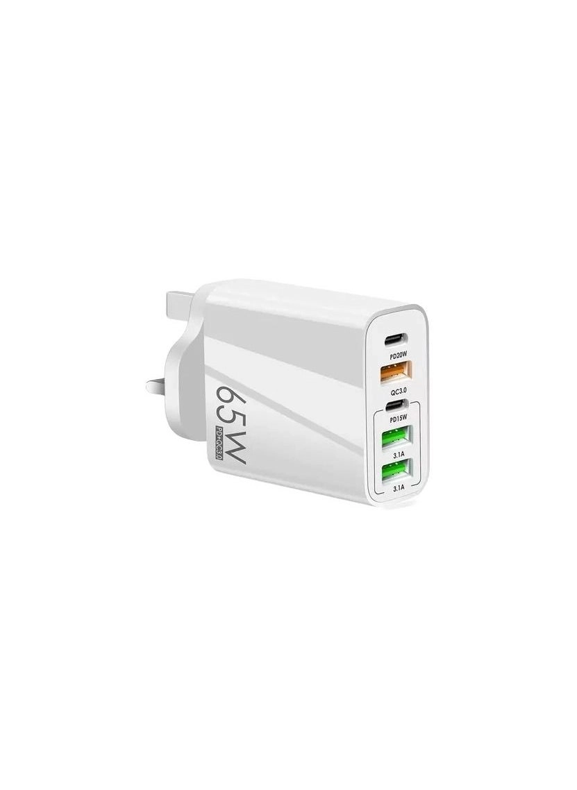 Universal 65W 5 USB Port GaN Charger Review &#8211; CWC65W