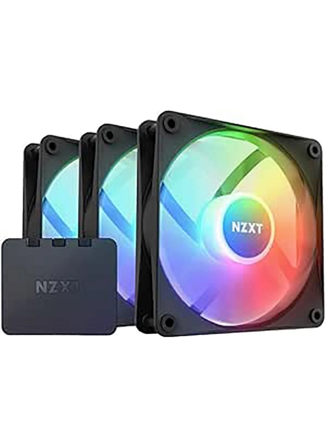 NZXT F120 RGB Core Hub-Mounted Fans (RF-C12TF-B1) Review: High Airflow &#038; RGB Lighting