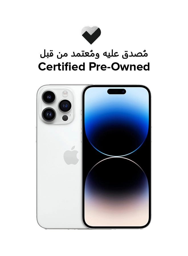 Certified Pre-owned &#8211; iPhone 14 Pro With Facetime 256GB Silver 5G (Model Number: iPhone 14 Pro)