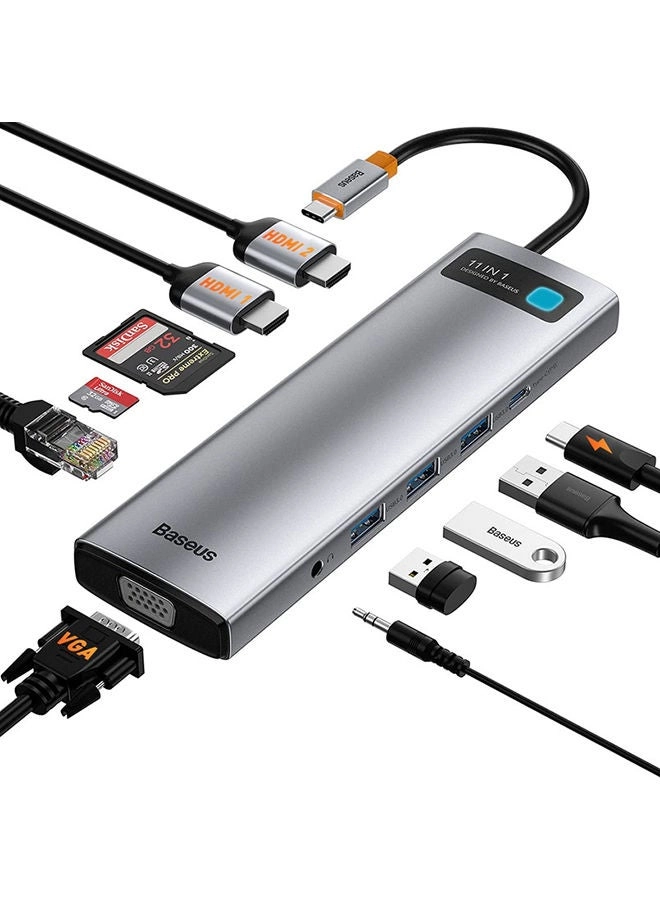 11 in 1 USB C Hub Docking Station Adapter CAHUB-CT0G Review &#8211; 4K HDMI for MacBook Pro