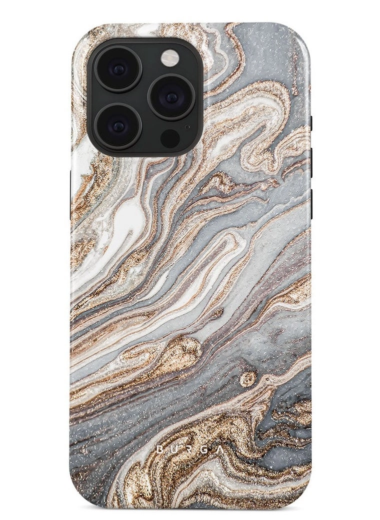 Luxury Gold Glitter Marble Phone Case (iP 15 PRX) Review &#8211; iPhone 15 Pro MAX