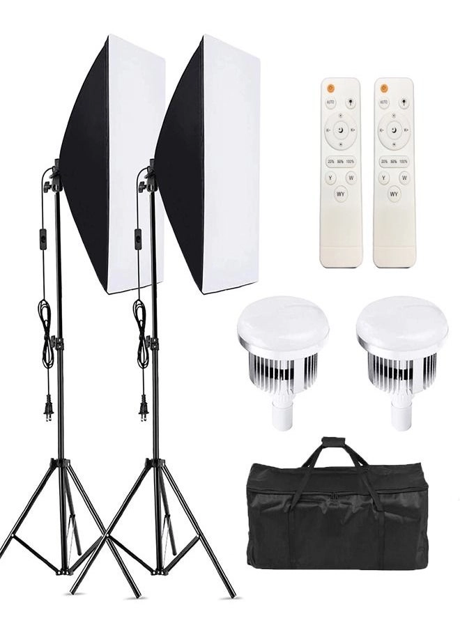 Padom Softbox Lighting Kit (set 2) Review: Dimmable 150W LED Photography Lighting