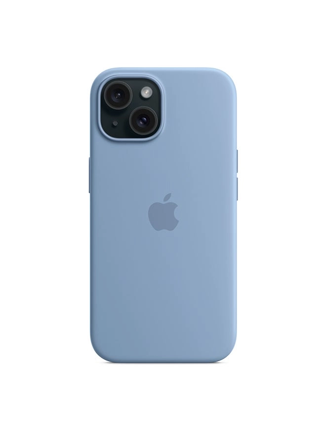 iPhone 15 Silicone Case with MagSafe (MT0Y3ZM/A) &#8211; Winter Blue Review