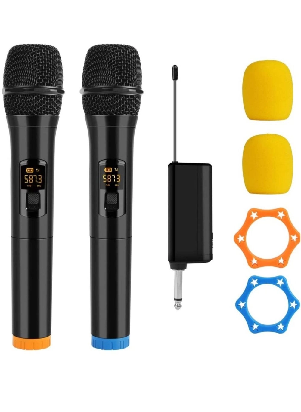 SD45343 Wireless Microphone Review: UHF Dual Handheld Dynamic Karaoke Mic &#8211; 160ft Range