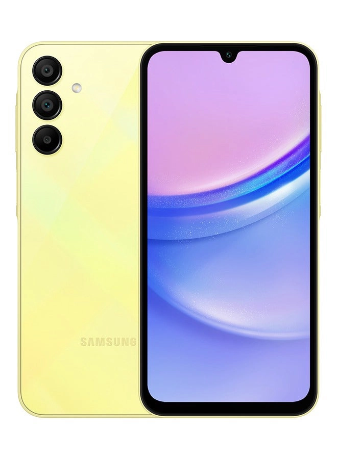 Galaxy A15 Dual Sim Yellow 4GB RAM 128GB 4G (SM-A155FZYDMEA) &#8211; Middle East Version Review