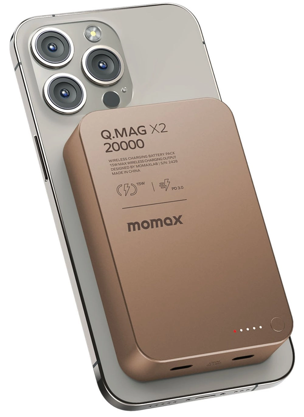 Momax Q.Mag X2 20000 mAh Magnetic Wireless Battery Pack Review &#8211; Desert Titanium