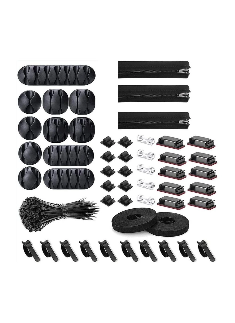 Coralblue Cable Management Kit (151 Pcs) Review &#8211; Home &#038; Office Organization