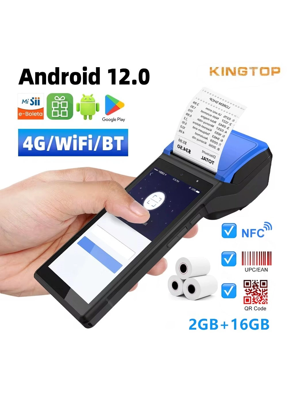 Kingtop KV-V510 Handheld POS Terminal Review: Speed, Convenience, and Reliability