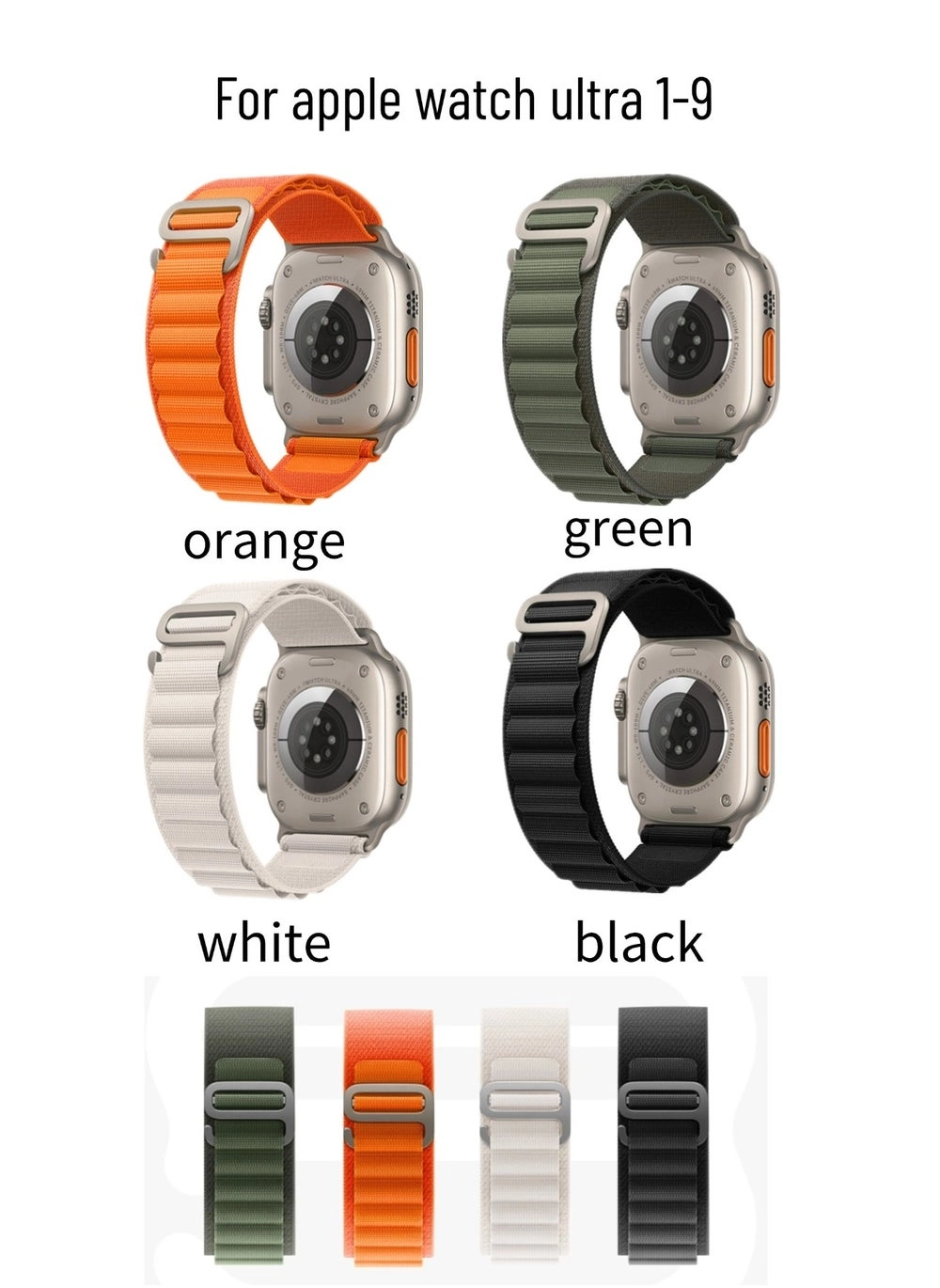 4Pack Apple Watch Alpine Loop Band (TJ-Strapswatch-0001) Review &#8211; 49mm/45mm/44mm Nylon Strap