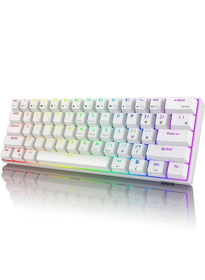 RK61TR-BLS-WH 60% Mechanical Keyboard Review: A Compact Wireless Wonder?