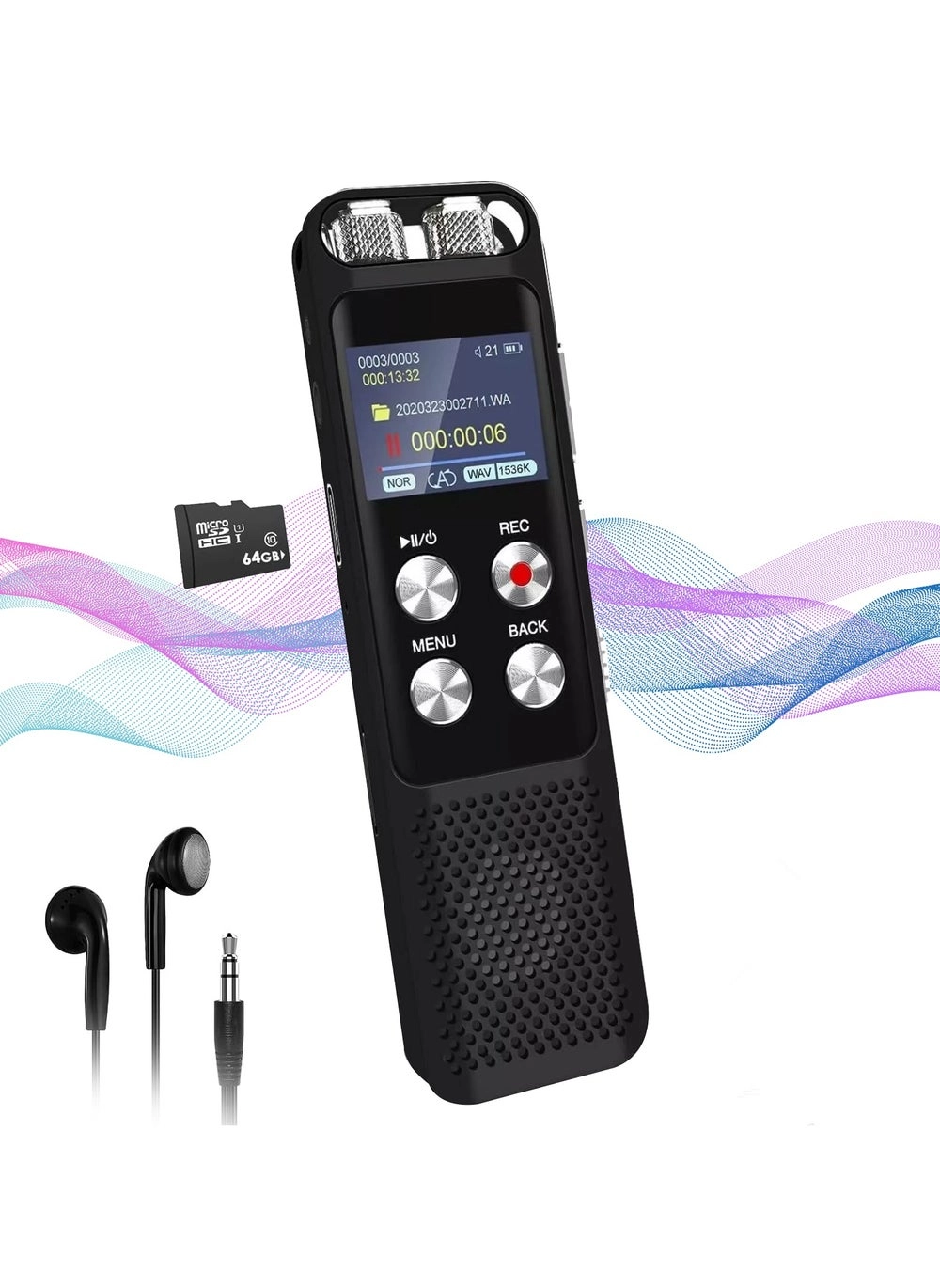 2024 Upgraded L87 8+64GB Digital Voice Recorder Review