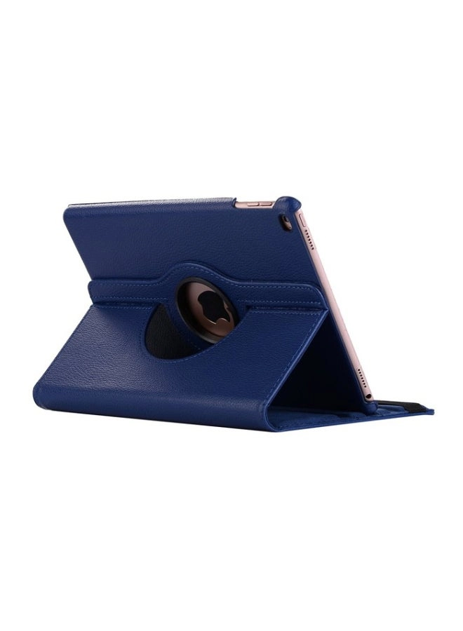 360 Degree Leather Smart Cover Case For 2018/2017 Apple iPad 9.7 Inch Blue (iTelkertc1808) Review