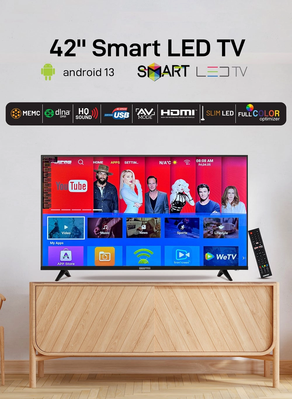 42&#8243; Android Smart LED TV GLED4207XFHD Review &#8211; Full HD &#038; Android 13