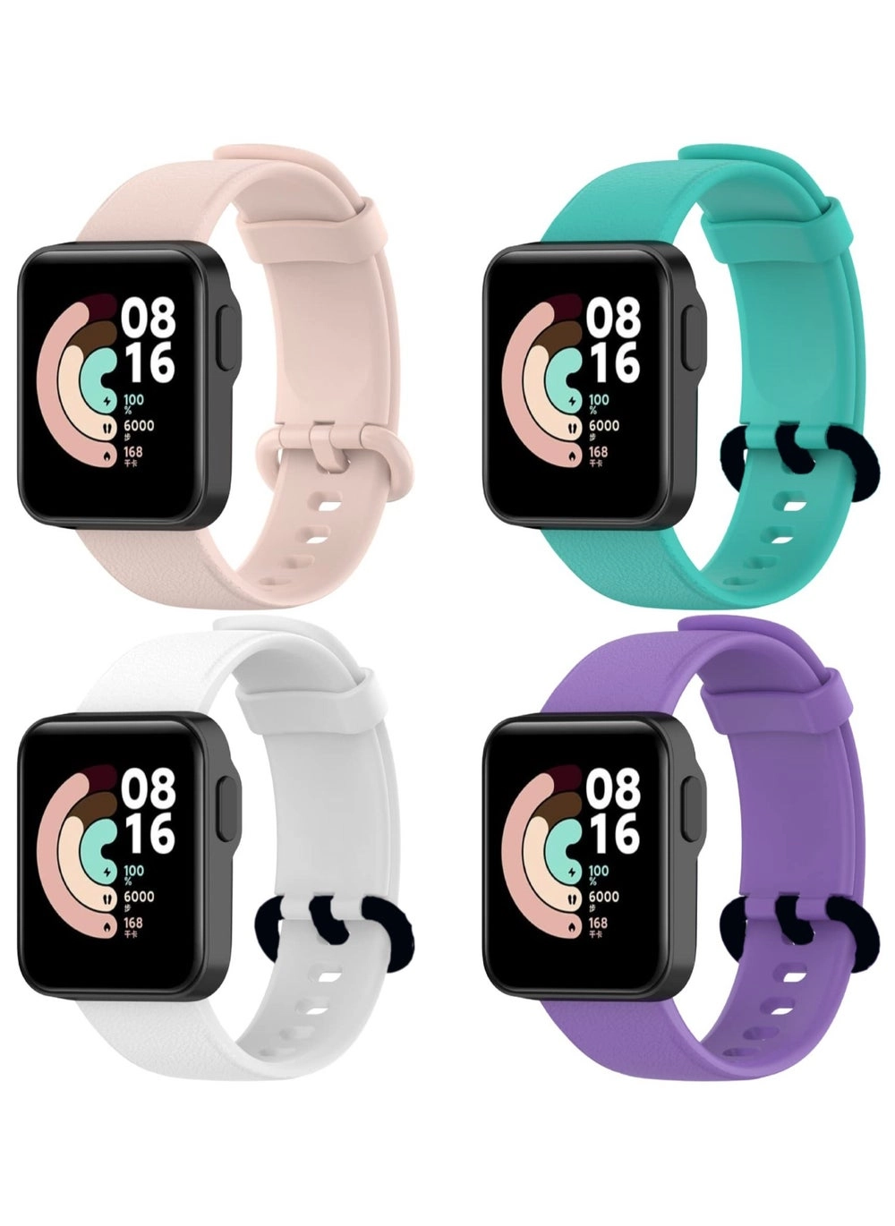 4 PCS Replacement Silicone Bands for Xiaomi Watch 2 Lite/Redmi Watch 2 Lite (style 3) &#8211; Review