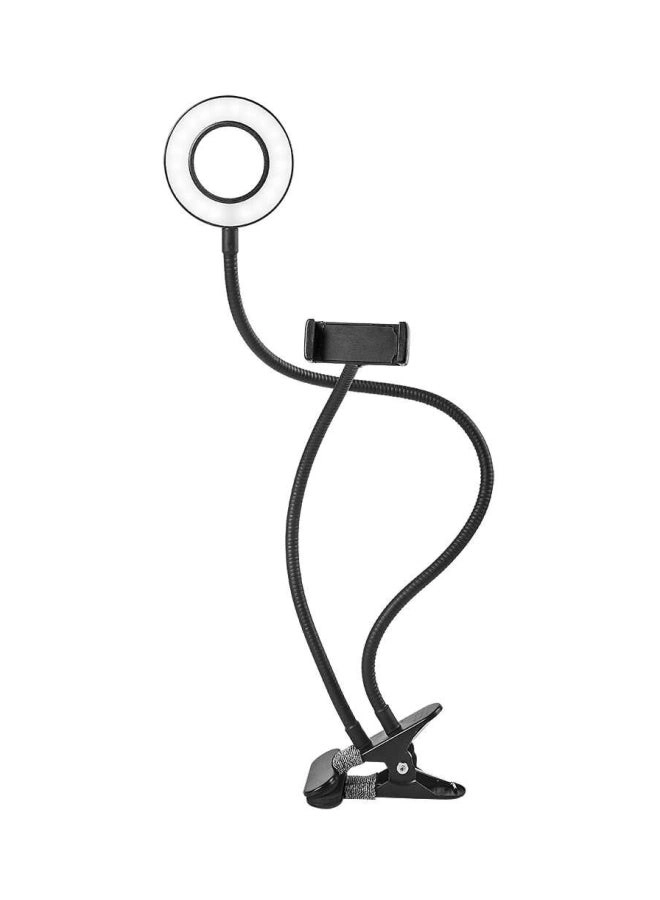 Selfie LED Ring Light With Flexible Mobile Phone Holder Black (TR-TH507-BK) Review