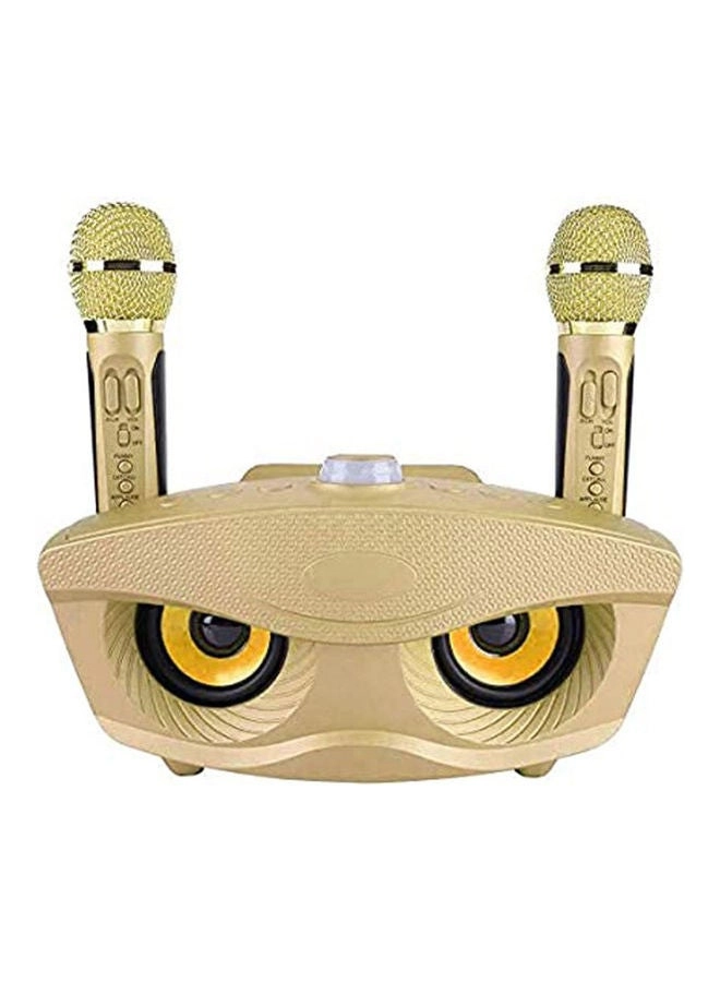 Portable Karaoke Machine Wireless Speaker sda85s4dac1 Gold Review