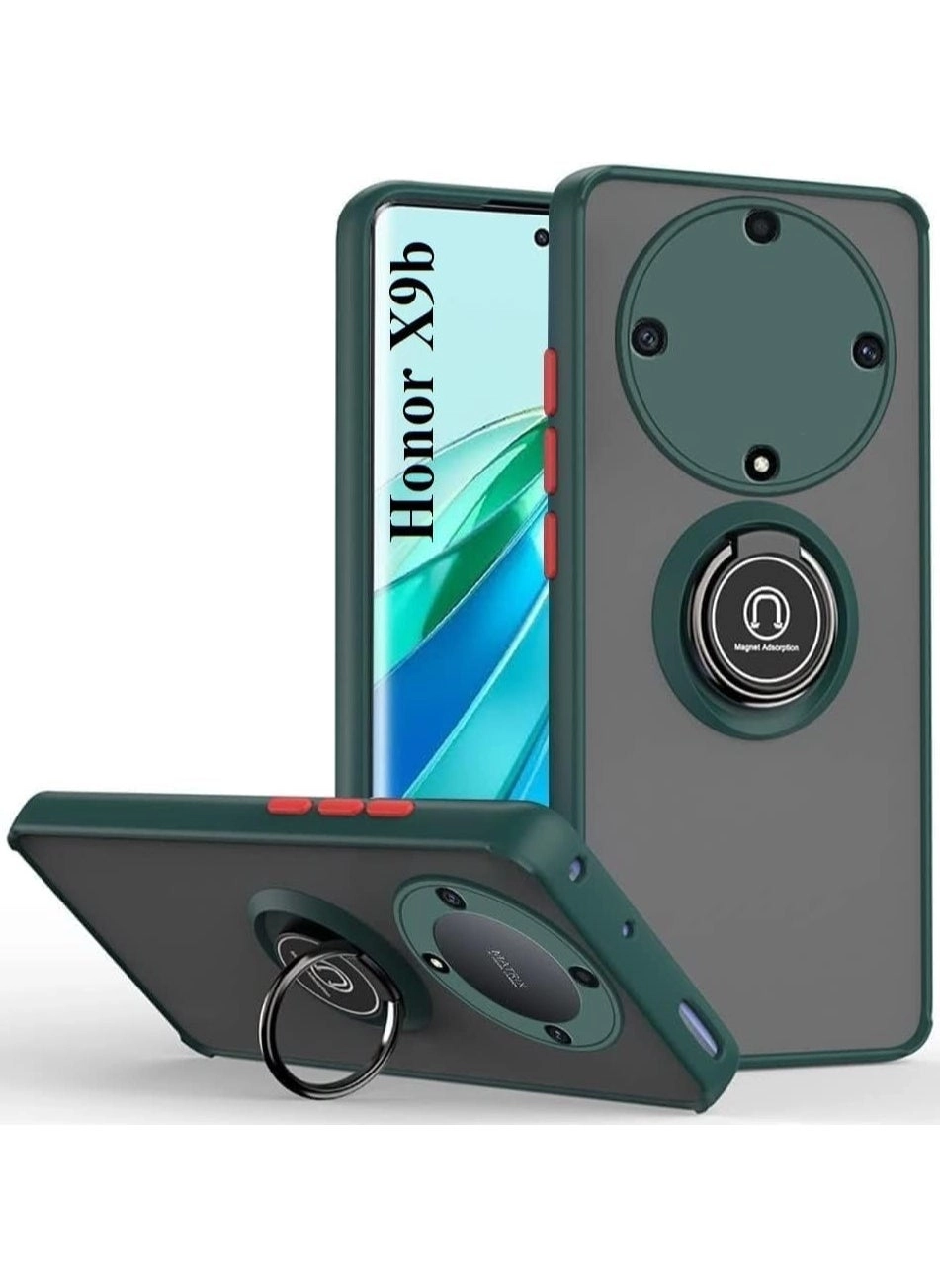 Case For Honor X9b 5G: Review of Rotational Metal Ring Grip Kickstand Cover (Honor X9b)