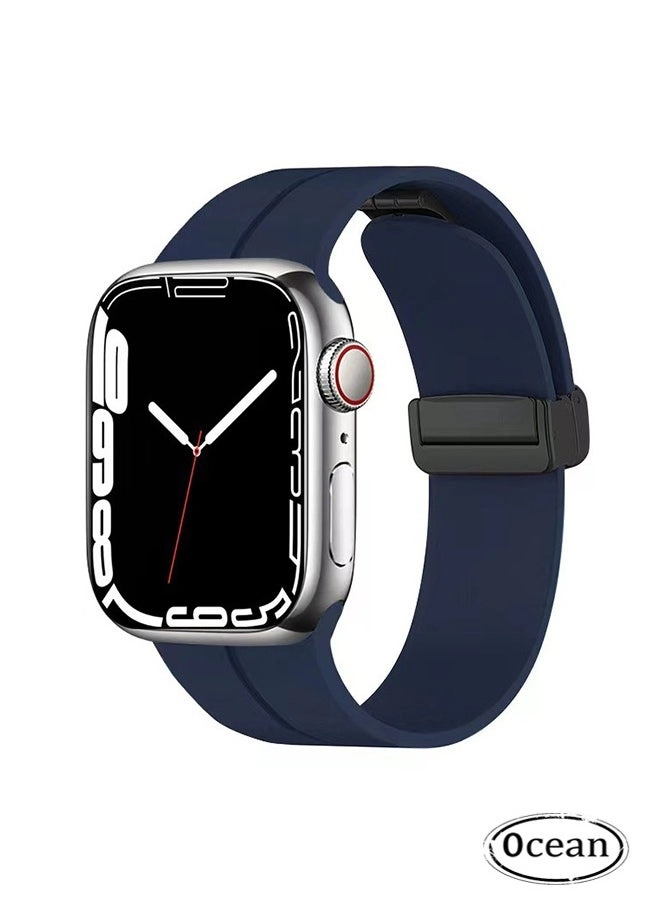 KL1269 Magnetic Apple Watch Ultra Band (49mm/45mm/44mm/42mm) Review &#8211; Midnight Blue