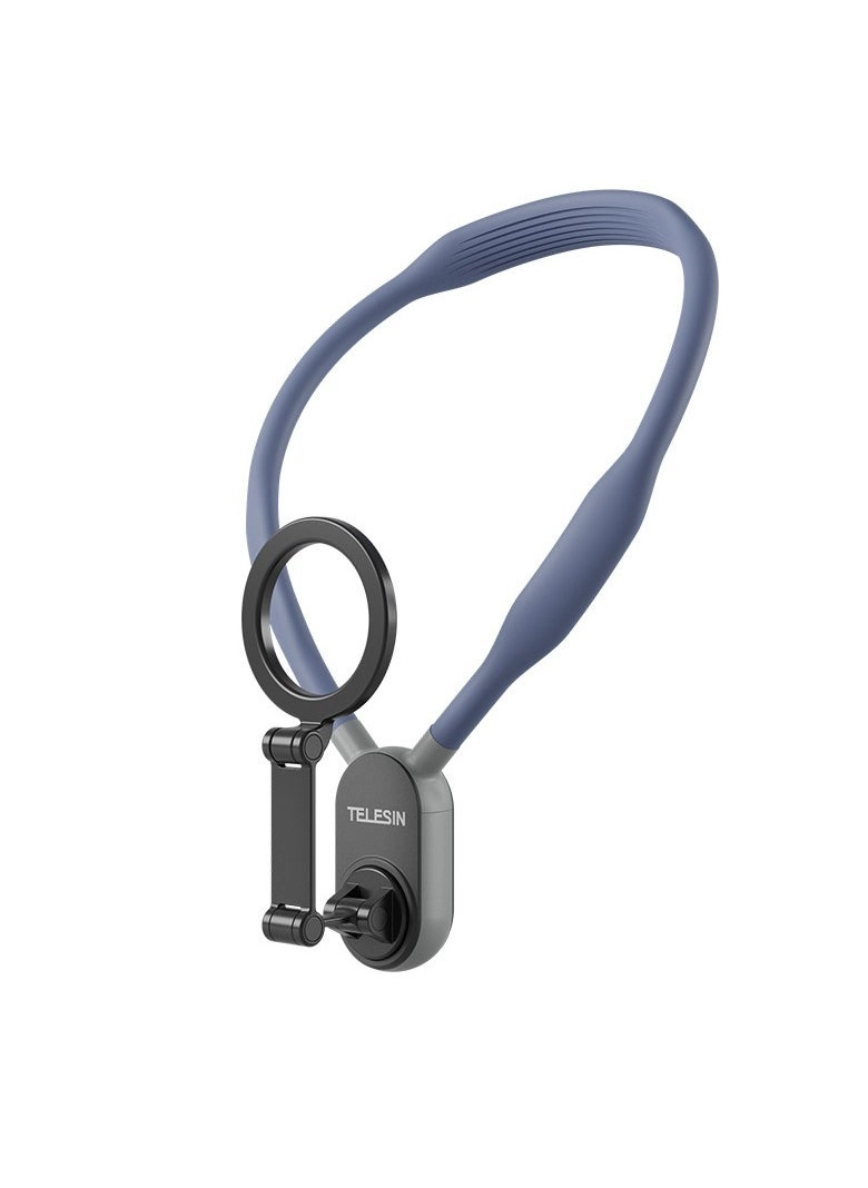 Magnetic Neck Mount for Phones (Blue) Review &#8211; Hands-Free Phone Holder for Vlogging