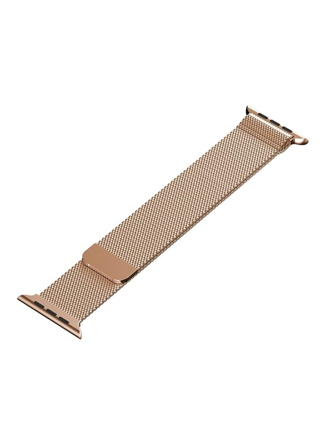 Stainless Steel Wrist Band For Apple Watch 44 mm Gold (BC51124941) &#8211; Review
