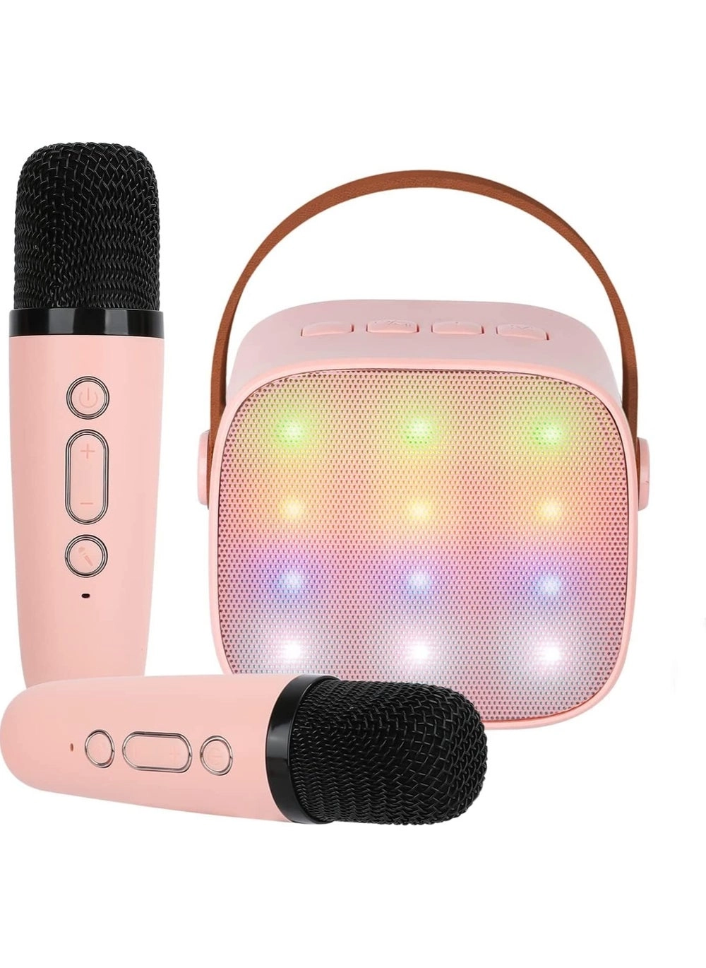 Mini Karaoke Machine for Kids (Pink) Review &#8211; Portable Bluetooth Speaker with 2 Wireless Microphones