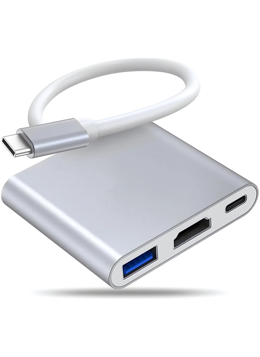 3-In-1 Type C To HDMI Adapter HUB Silver Review (AC-1234)
