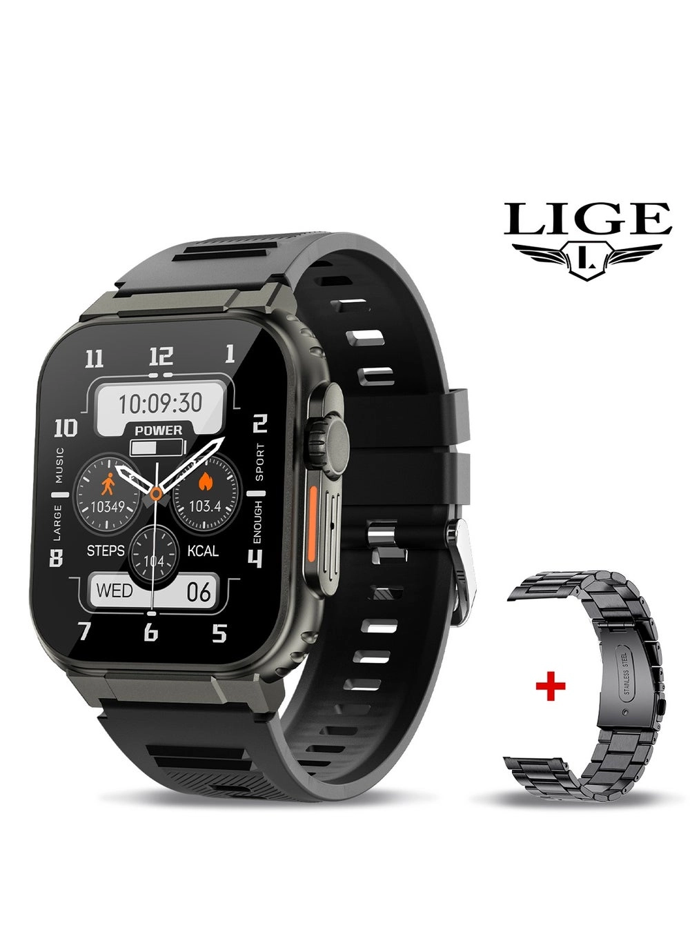 AMOLED HD Screen Bluetooth Call Smart Watch BW0504E Review: 600 mAh Battery &#038; Fitness Tracker