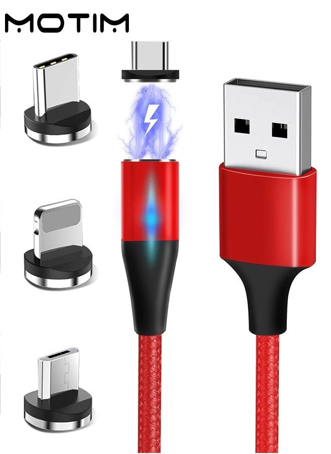 Magnetic Cable Fast Charging Nylon-Braided 3-In-1 Data Transfer Capable USB Charger (MT004-RD) Review