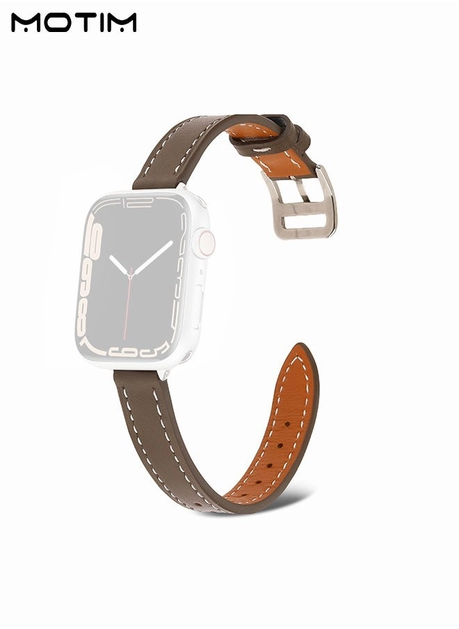 Slim Leather Bands Apple Watch Band Review (42mm/44mm/45mm)
