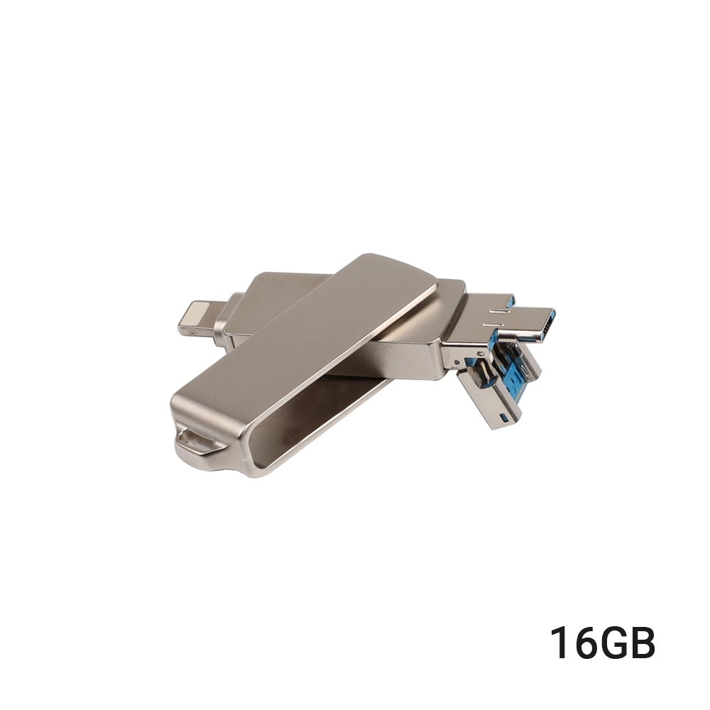 C6244-16-L 3-in-1 Lightning/Micro USB/USB 2.0 Pen Drive Review: 16GB, 32GB, 64GB, 128GB Storage Options