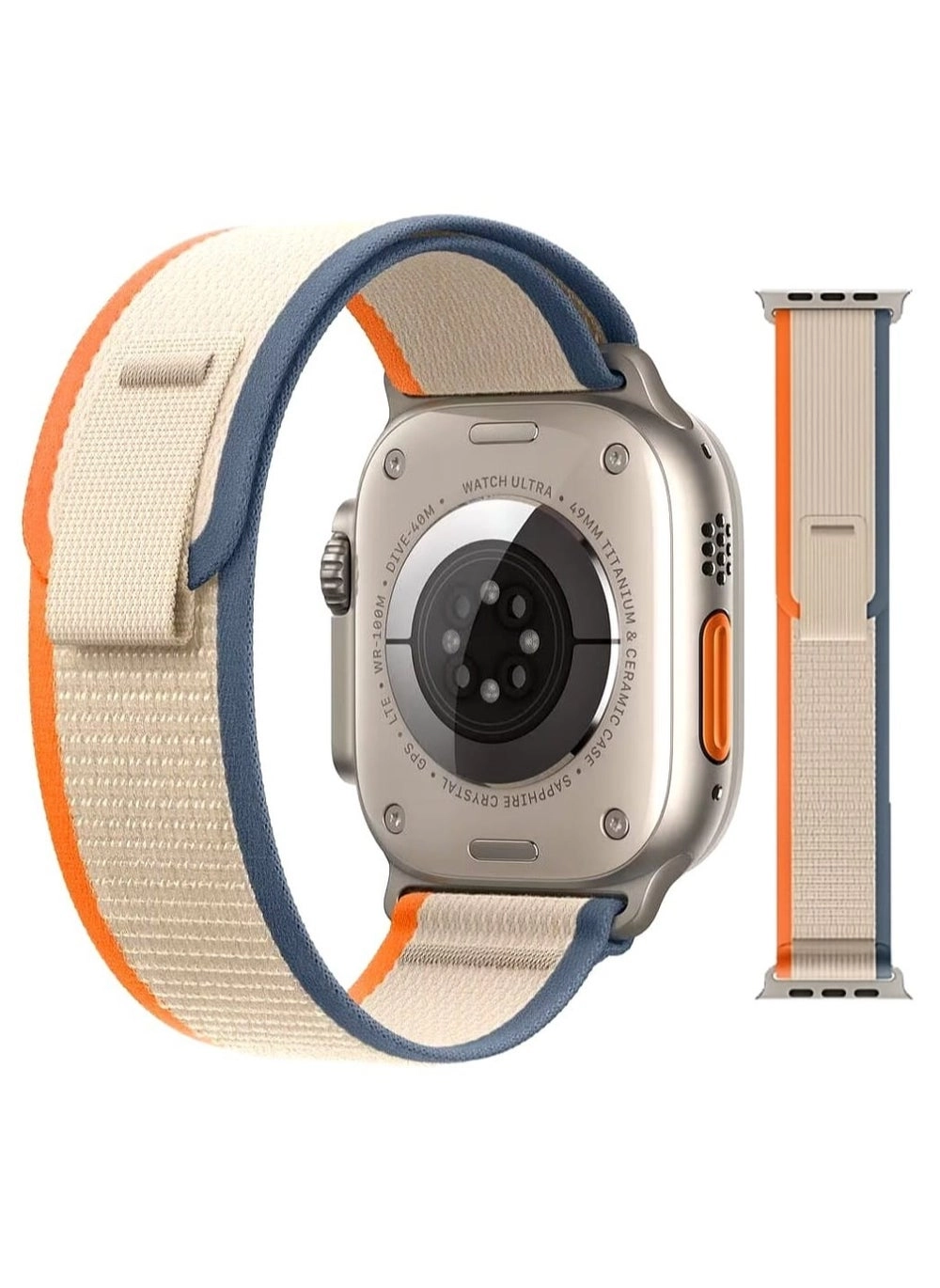 Replacement Apple Watch Ultra Alpine Loop Band Strap Compatible with 42/44/45/49MM (Model Number: 49MM)