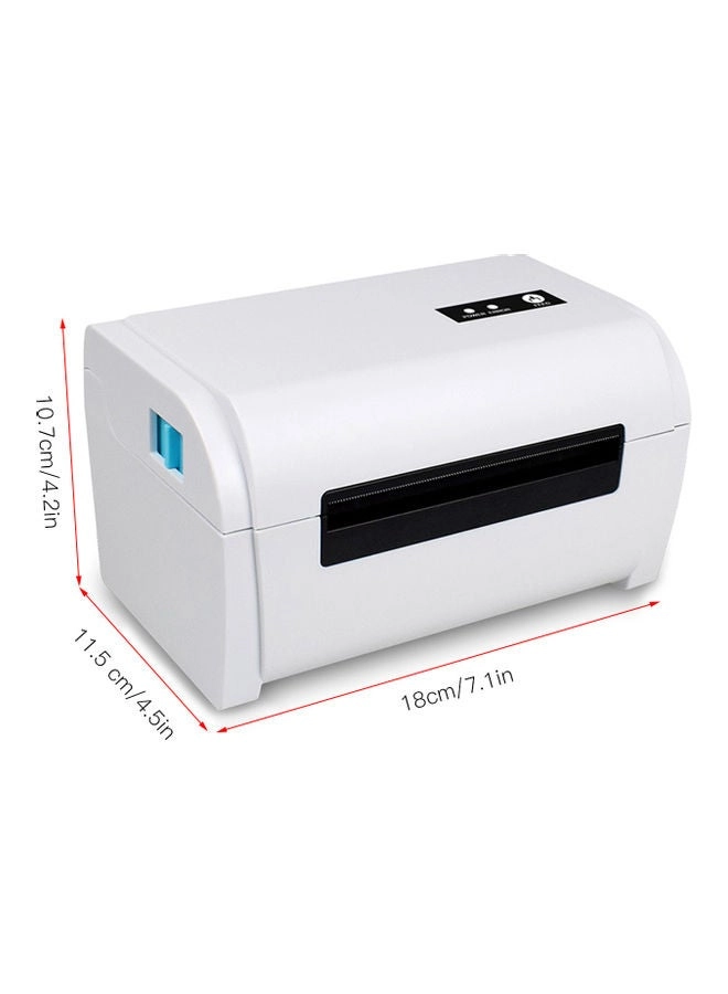 Thermal Label Printer OS4177-2UK-A USB BT Connection White Review