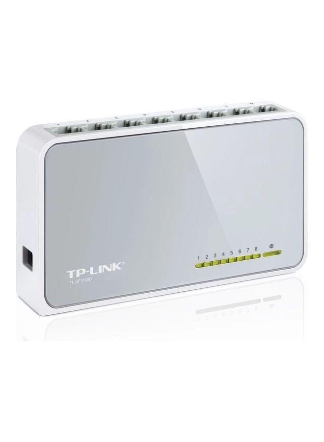 8-Port 10/100Mbps Desktop Switch TL-SF1008D White Review