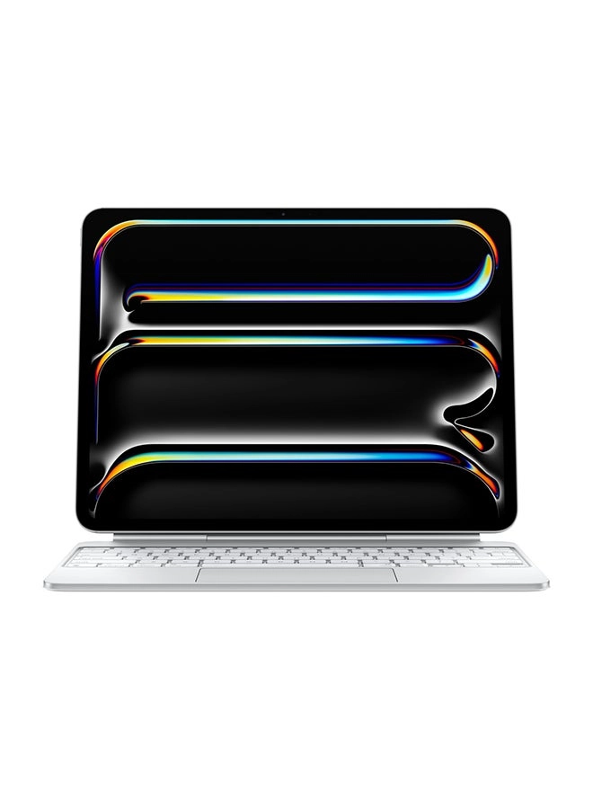 Magic Keyboard For iPad 13‑Inch (M4) Arabic &#8211; White (MWR43AB/A) Review